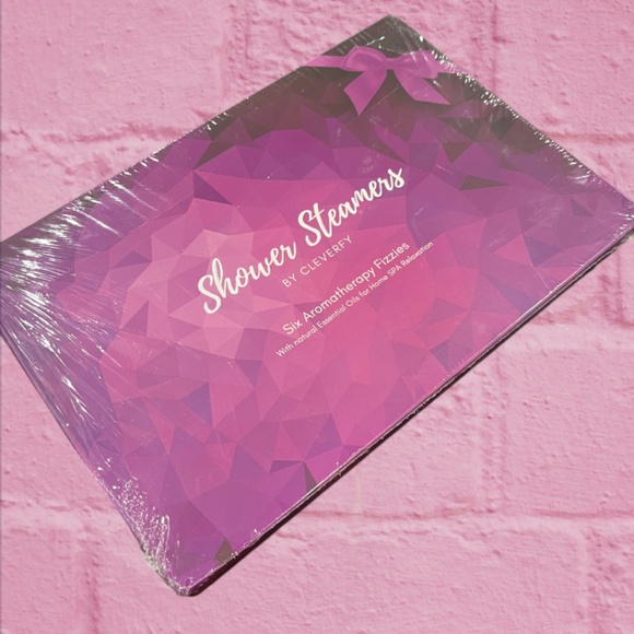 Shower Steamers by Cleverfy - Six Aromatherapy Fizzies - New / Factory Sealed - Picture 1 of 2